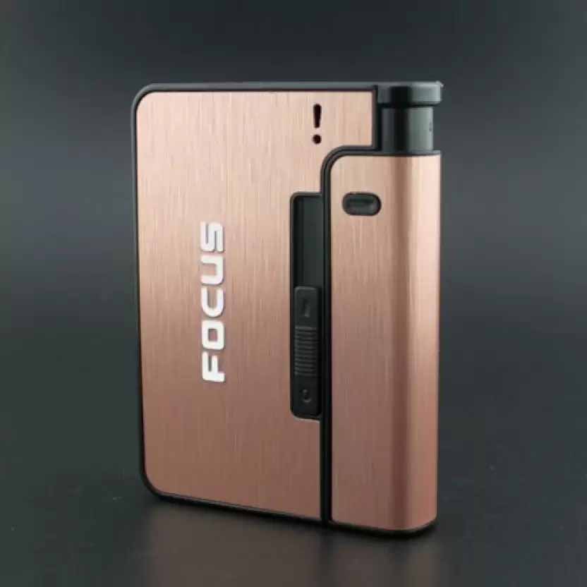 antique cigarette case with lighter