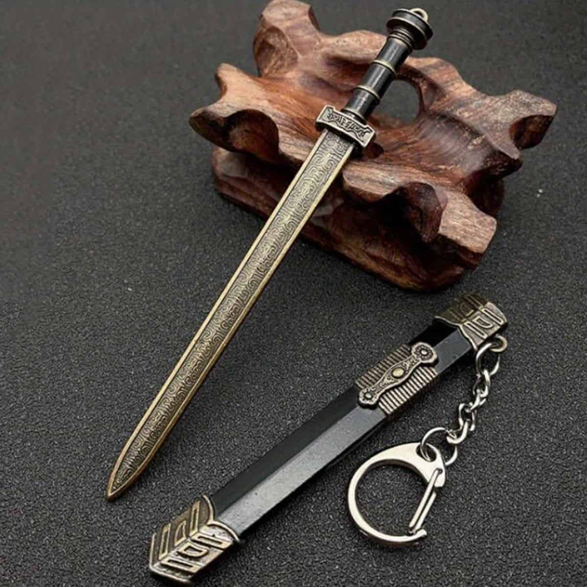 Buy New Mini Sword Keychain  Sword Metal Weapon Toy Key Chain at Best Price in Pakistan