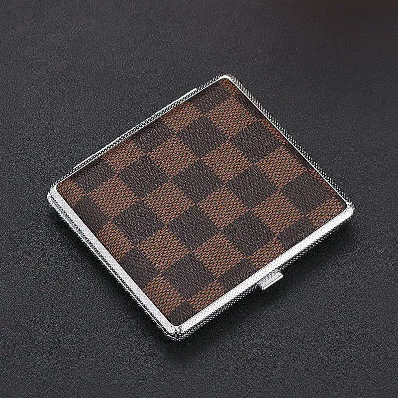 1pc New Metal Cigars Cigarettes Cases for about 20 sticks Cigarette Stainless Steel Tobacco Cigarette Boxes Tools