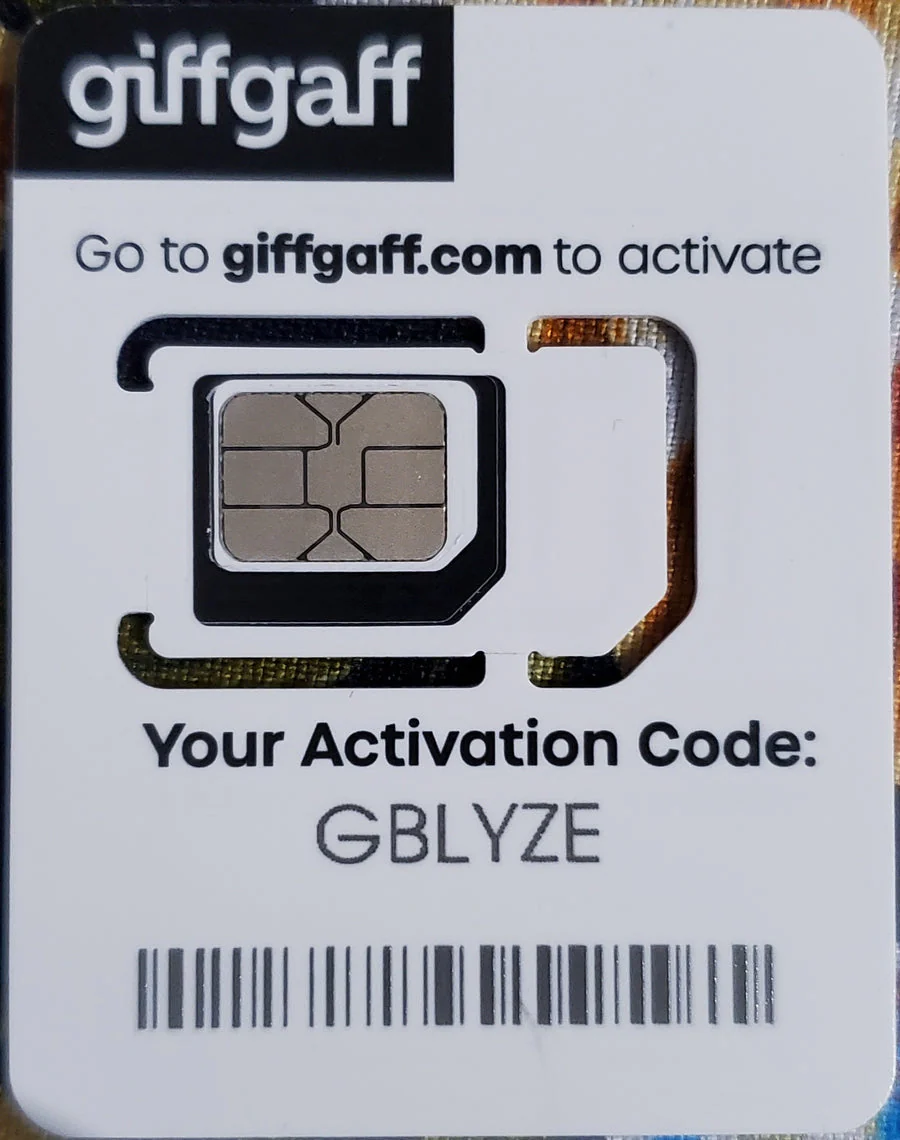 Buy Lifetime GiffGaff UK Sim At Best Price in Pakistan - Qureshi Products